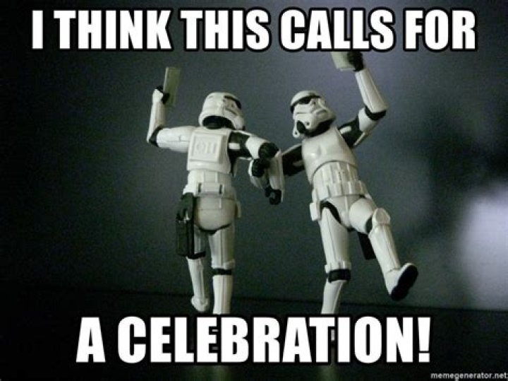 Celebration memes for you to share