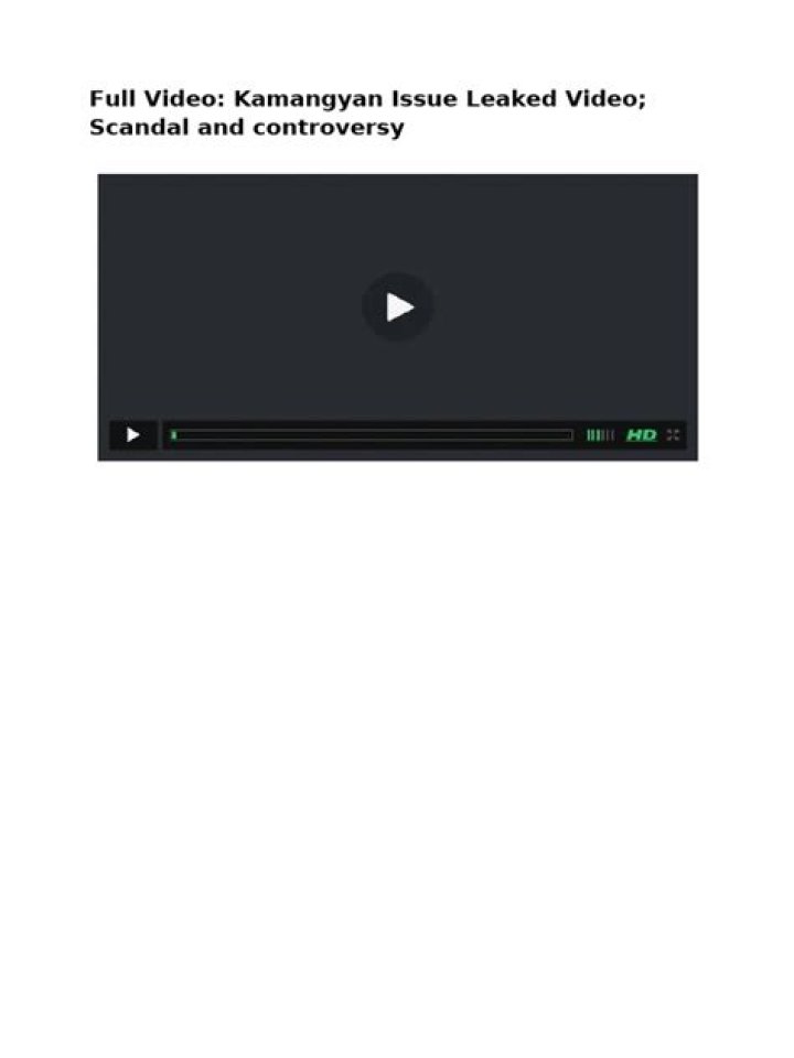 Kamangyan Issue And Scandal Accidentally Upload Video