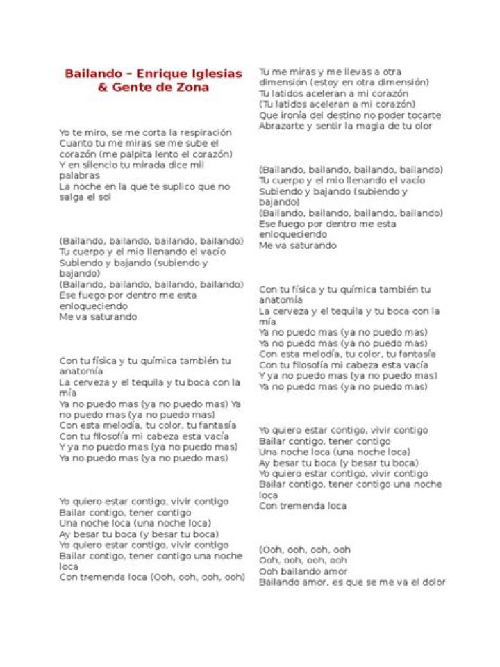Lyrics & Translations of Nos Conocimos Bailando by Rogelio Martinez