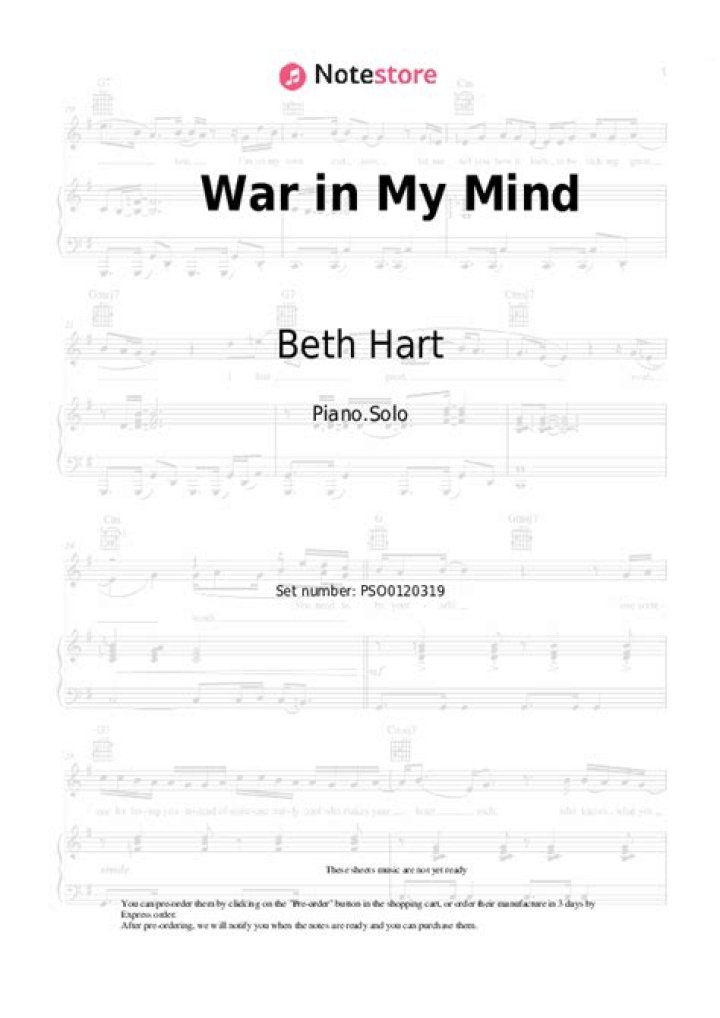 Lyrics & Translations of Sugar Shack (War In My Mind) by Beth Hart