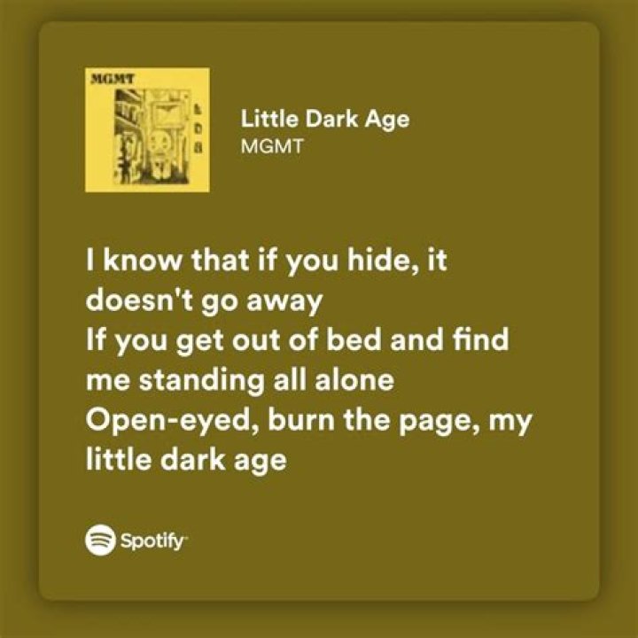 Songs Like Little Dark Age