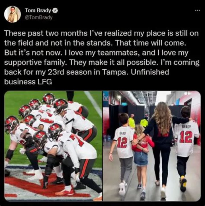 Twitter Reacts to Tom Brady’s Return from Retirement