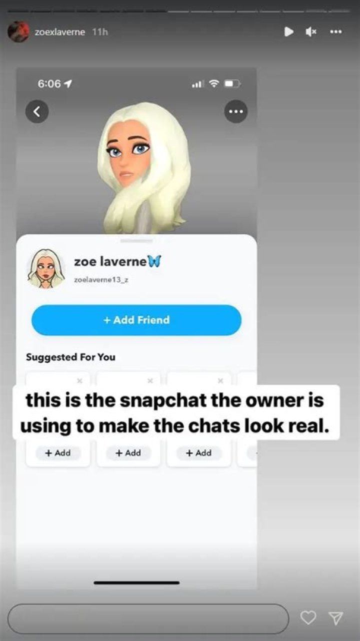 Zoe LaVerne Denies Grooming 14yrs Old Eric over Leaked Snapchat Texts